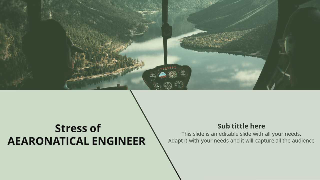 Engineering PowerPoint Template With Title Slide
